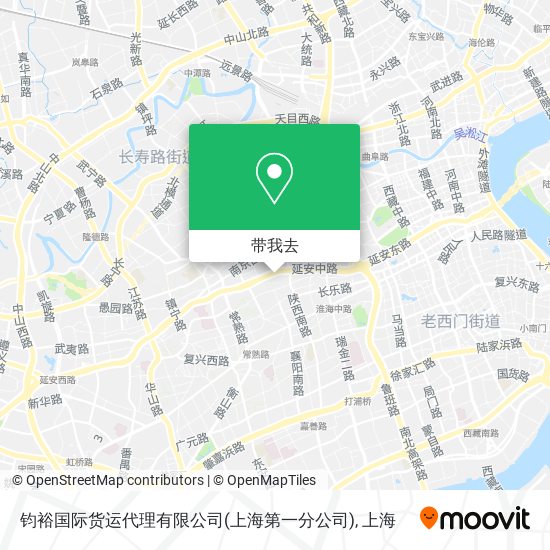 钧裕国际货运代理有限公司(上海第一分公司)地图