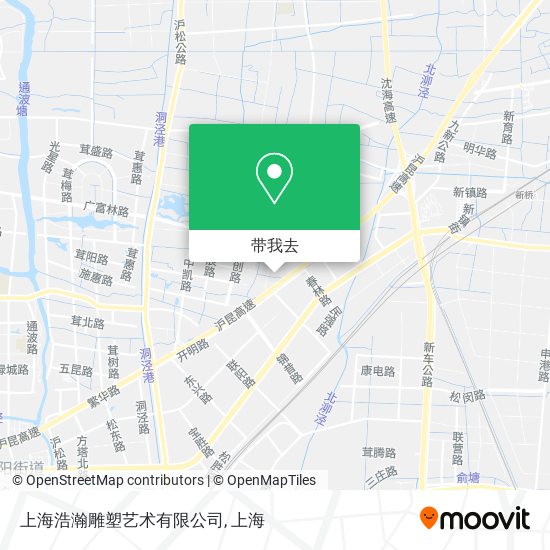 上海浩瀚雕塑艺术有限公司地图
