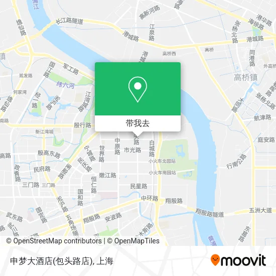 申梦大酒店(包头路店)地图