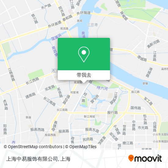 上海中易服饰有限公司地图