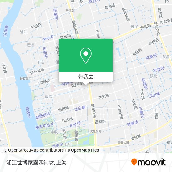 浦江世博家園四街坊地图