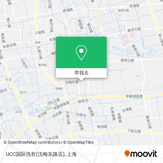 UCC国际洗衣(沈梅东路店)地图