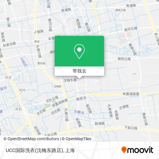 UCC国际洗衣(沈梅东路店)地图