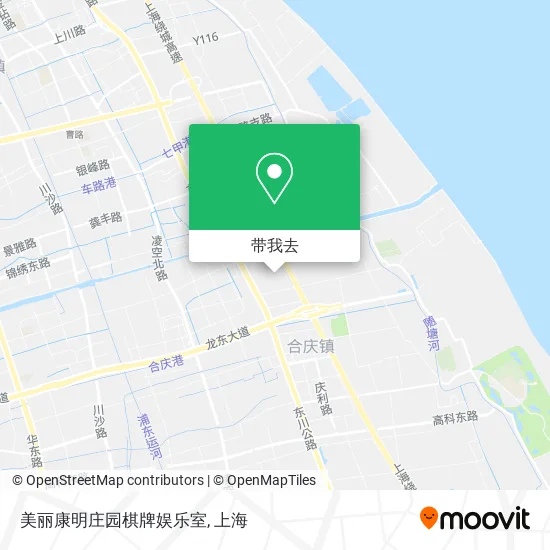 美丽康明庄园棋牌娱乐室地图