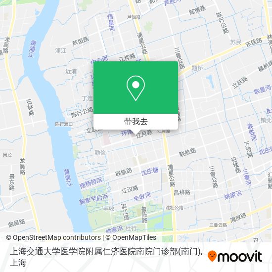 上海交通大学医学院附属仁济医院南院门诊部(南门)地图