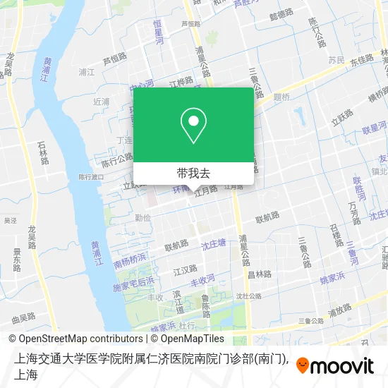 上海交通大学医学院附属仁济医院南院门诊部(南门)地图