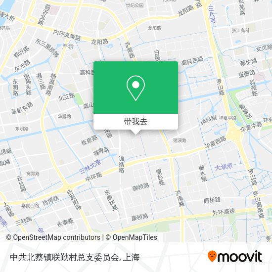 中共北蔡镇联勤村总支委员会地图