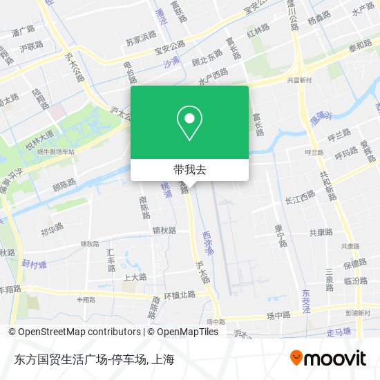 东方国贸生活广场-停车场地图