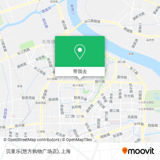 贝童乐(悠方购物广场店)地图