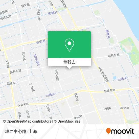 塘西中心路地图