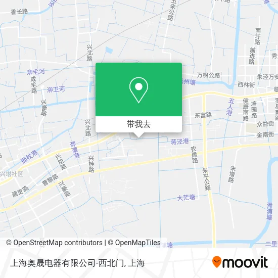 上海奥晟电器有限公司-西北门地图