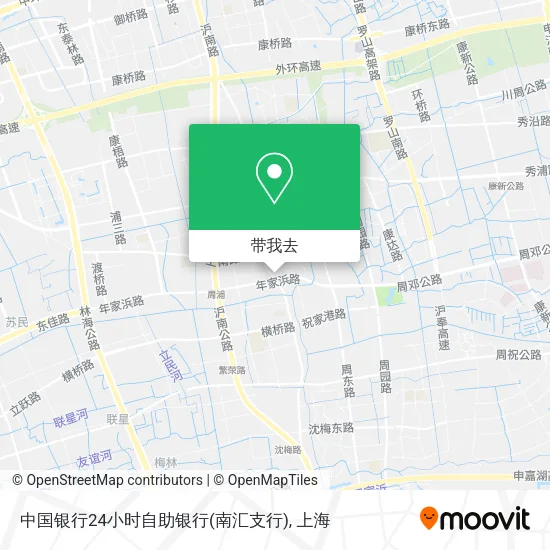 中国银行24小时自助银行(南汇支行)地图