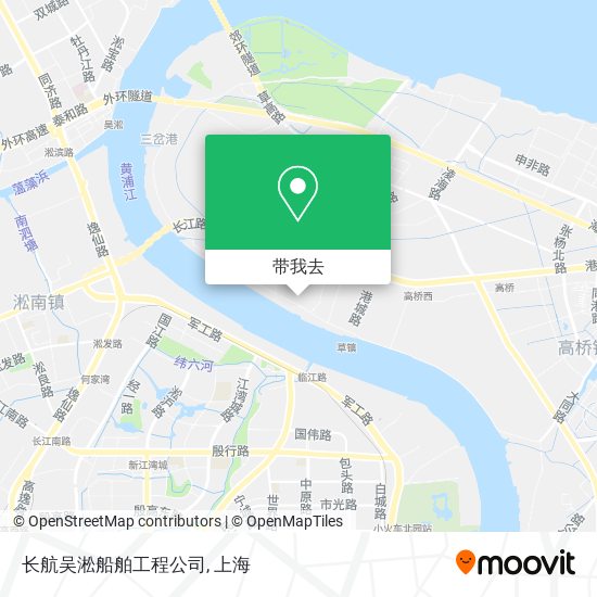 长航吴淞船舶工程公司地图