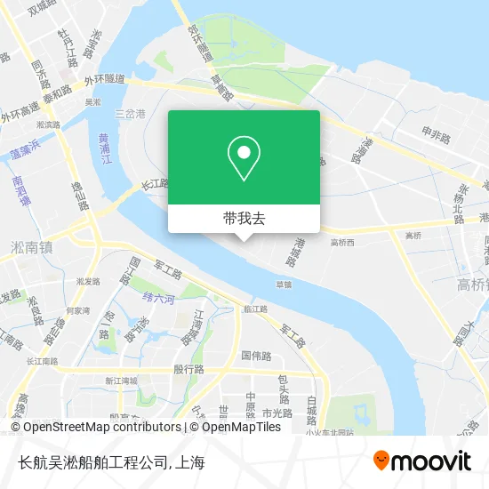 长航吴淞船舶工程公司地图