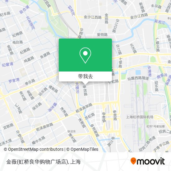 金薇(虹桥良华购物广场店)地图