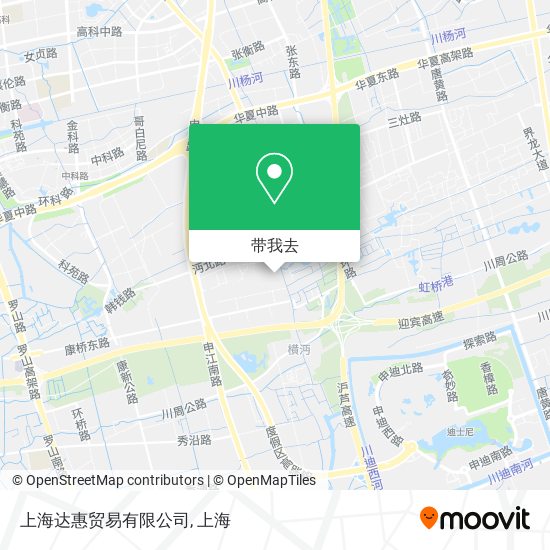 上海达惠贸易有限公司地图