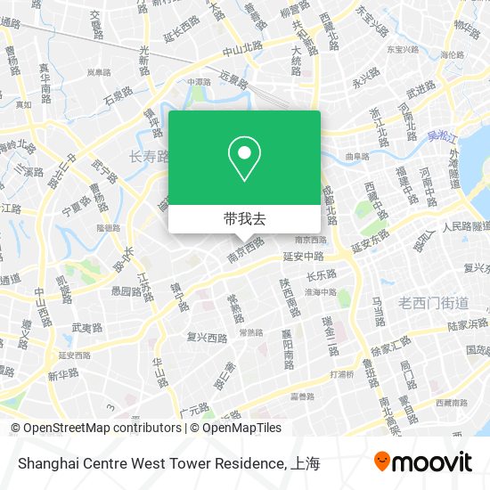 Shanghai Centre West Tower Residence地图