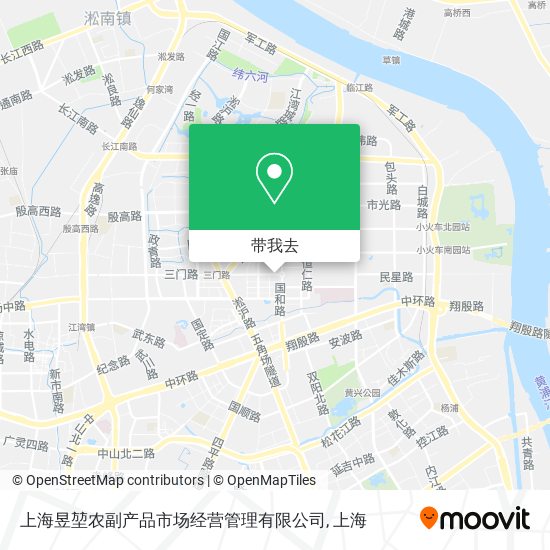 上海昱堃农副产品市场经营管理有限公司地图