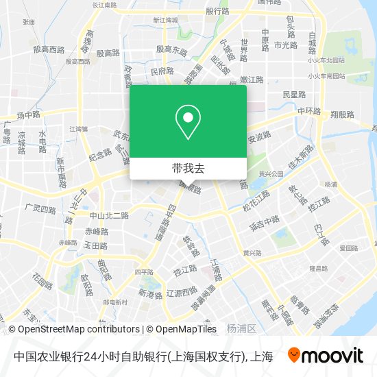 中国农业银行24小时自助银行(上海国权支行)地图