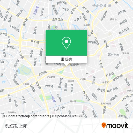 凯虹路地图