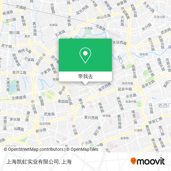 上海凯虹实业有限公司地图