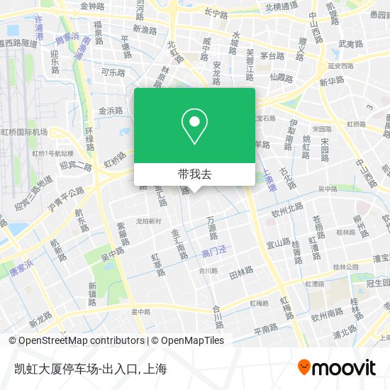 凯虹大厦停车场-出入口地图