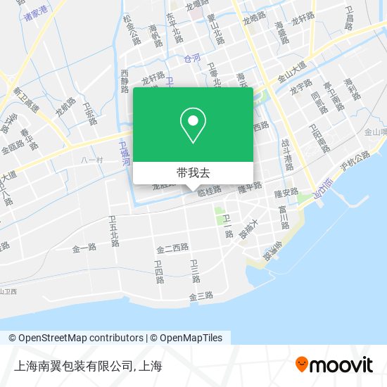 上海南翼包装有限公司地图