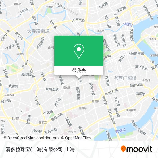 潘多拉珠宝(上海)有限公司地图