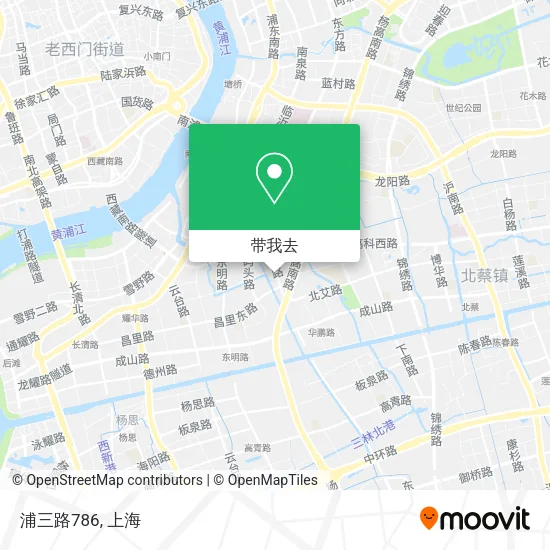 浦三路786地图