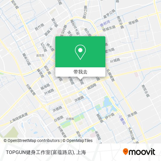 TOPGUN健身工作室(富蕴路店)地图