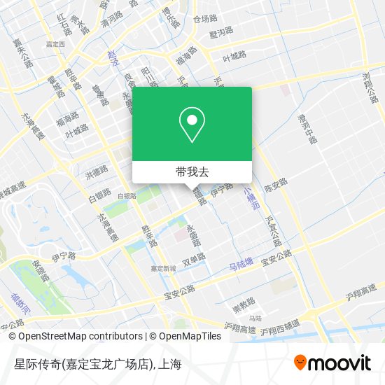 星际传奇(嘉定宝龙广场店)地图