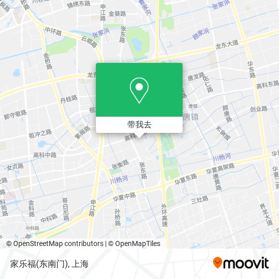 家乐福(东南门)地图