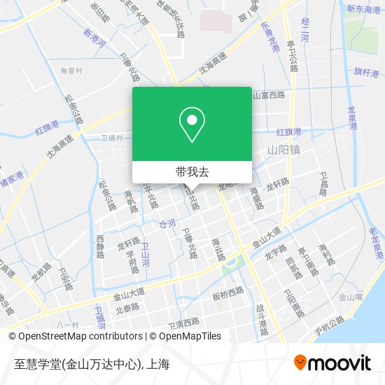 至慧学堂(金山万达中心)地图