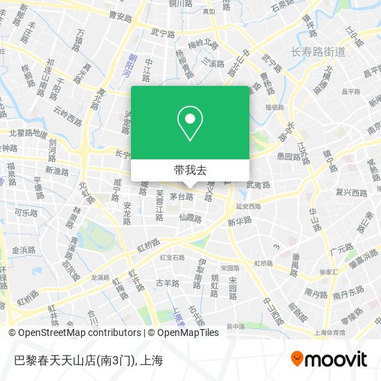 巴黎春天天山店(南3门)地图