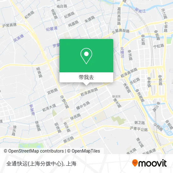 全通快运(上海分拨中心)地图