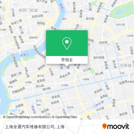 上海全通汽车维修有限公司地图