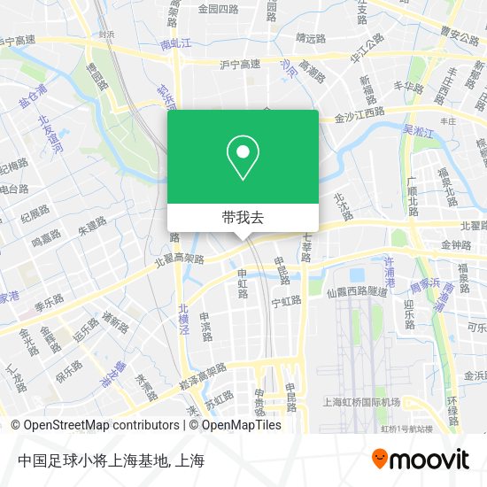 中国足球小将上海基地地图