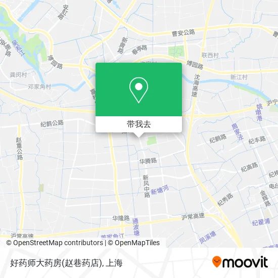 好药师大药房(赵巷药店)地图