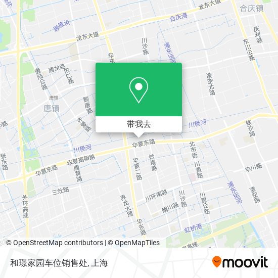 和璟家园车位销售处地图