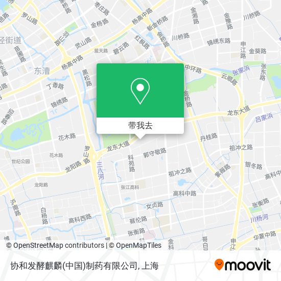 协和发酵麒麟(中国)制药有限公司地图