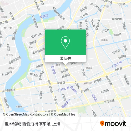 世华锦城-西侧沿街停车场地图