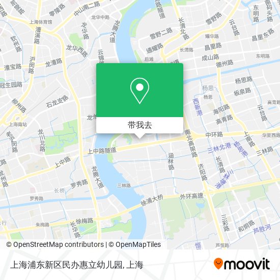 上海浦东新区民办惠立幼儿园地图