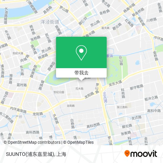 SUUNTO(浦东嘉里城)地图
