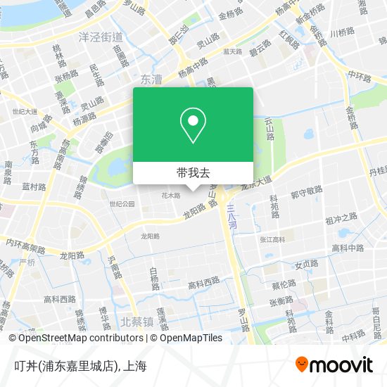 叮丼(浦东嘉里城店)地图
