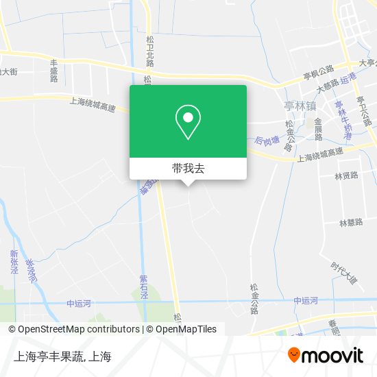 上海亭丰果蔬地图