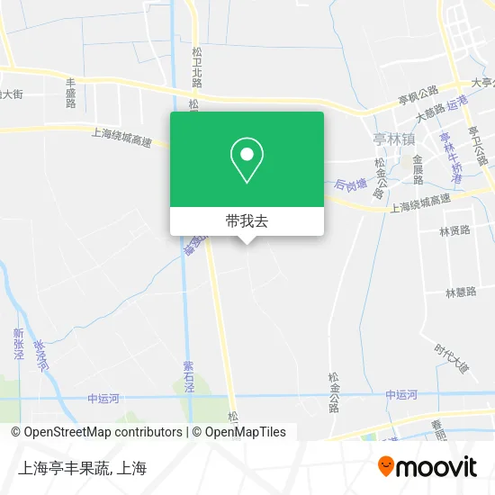 上海亭丰果蔬地图