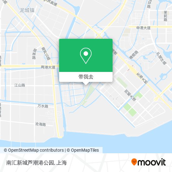 南汇新城芦潮港公园地图