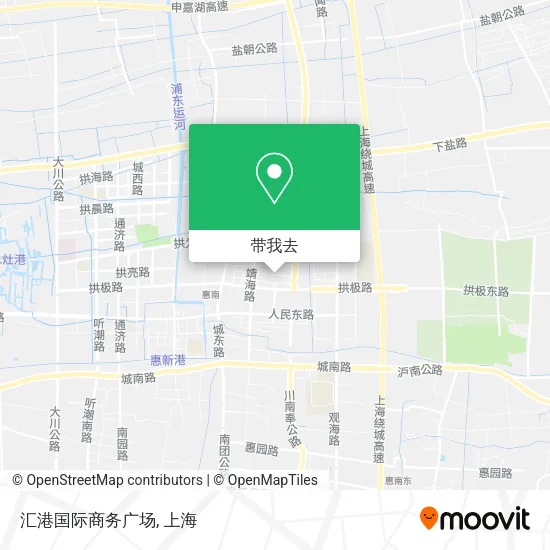 汇港国际商务广场地图