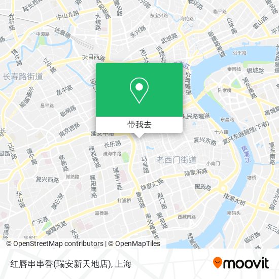 红唇串串香(瑞安新天地店)地图