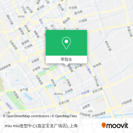 miu miu造型中心(嘉定宝龙广场店)地图